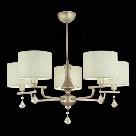 Suspended EVOLUCE lamp. Sle107703-05. Elida. 5x40 W, E14, 69.5x69.5x34 cm, Shampan-2