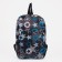 Baby backpack on lightning, 2 outer pockets, black color