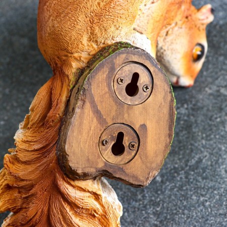 Suspension decor "Squirrel on a branch" 16x15x12cm-2