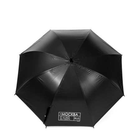 Umbrella - cane semiautomatic device "Moscow", black color, 8 knitting needles, r = 45 cm-2