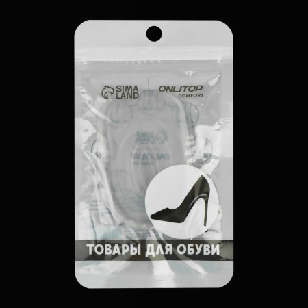Shoes for shoes, with a tread, adhesive, silicone, 8.7 × 5.7 cm, pair, color transparent-7