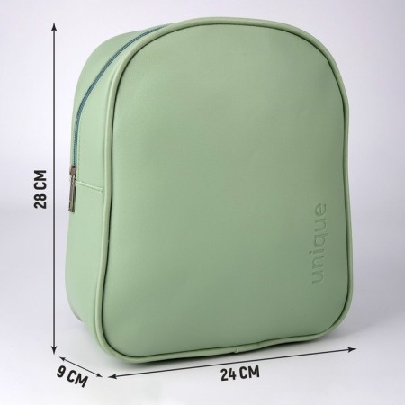 School backpack of artificial leather Unique 28x24x9 cm-3