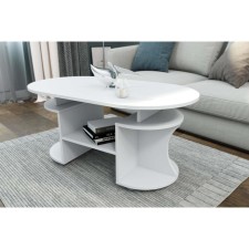 Table coffee baron, 1000x480x560, white