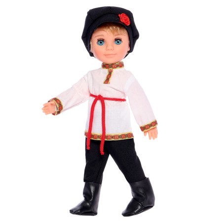 Doll "Boy in a Russian suit", 30 cm-2