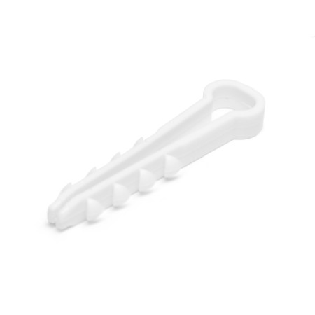 Dowel-Homut "Tundra", for a flat cable, nylon, 8 mm, white, 100 pcs-4