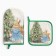 Set of kitchen. "Fairy-tale" mittens-seging 15x28cm, severity 19x19cm, 100%HL