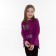 Sweatshirt for girls, plum color, height 98 cm