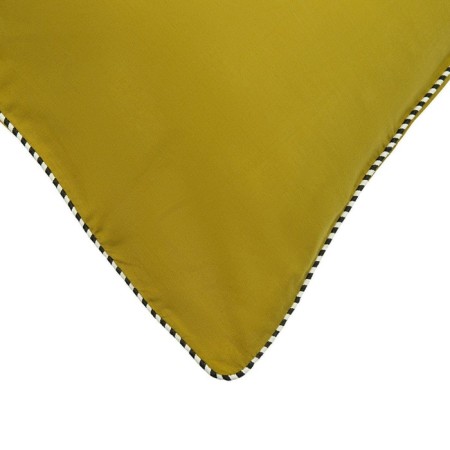 Essential pillowcase set, size 70x70 cm, 2 pcs, olive color-3