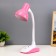 Landry table lamp E27 40W white-pink 17x12x44 cm Risalux