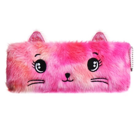 Penal School fur on the zipper Calligrata "cat", mix-4