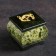 The casket "Crowned Lizard", 5x5x5 cm, natural stone, coil