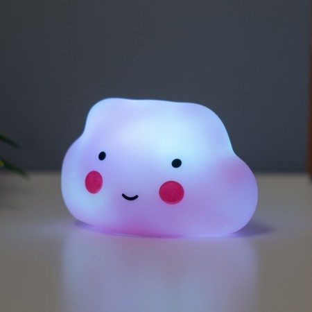 Night "Cloud" 2W LED LR44 pink 3.5x5x4cm-1