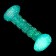 Dog toy "stick", glowing in the dark, massage, 14.2 x 5.2 cm, blue
