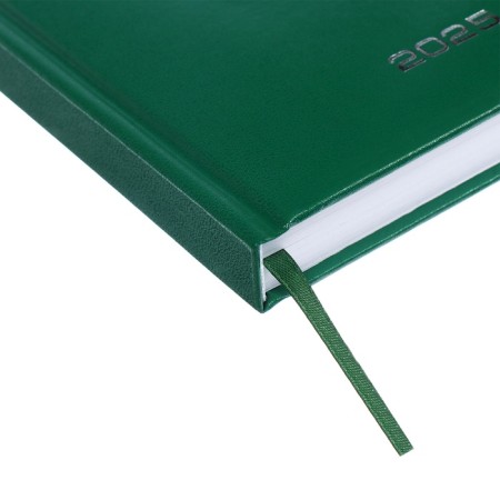 Dated diary 2024, A5, 176 sheets, Attomex.orion, Bumvinyl cover, Lasse, Blok 70 g/m2, Green-3