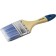 Brush flat bison 4-01007-075, artificial bristles, wooden pen, 75mm