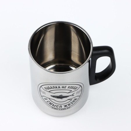 Thermal circle "Fishing is not hobby", 350 ml-3