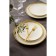 Porcelain dessert plate Magistro poursephona, d = 21 cm, beige color