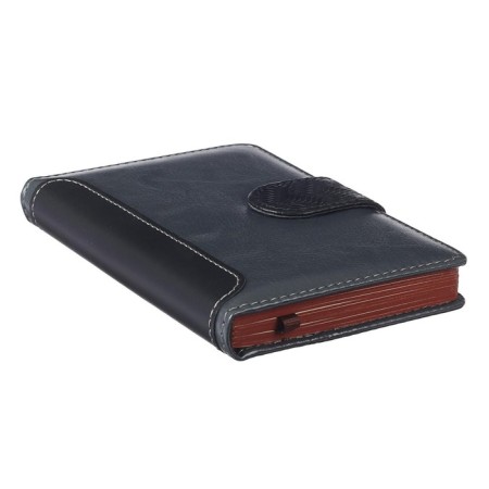 Diary Lowed A6, 120 sheets in a cage, tinted cut, with a knife, PVC cover, mix-3