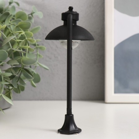Decor for creativity plastic light "Lantern with a round lamp" 7.8x16 cm-3