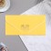 Money envelope "Universal" velvet, yellow background, 19x9.3 cm