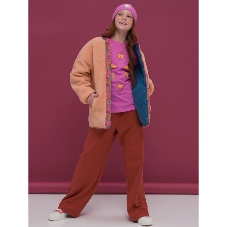 Bilateral jacket for girls, height 140 cm, jeans color-15