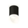 Ambrella Light overhead lamp, XS7422026, MR16 GU5.3 LED 10 watts, black sand, white matte