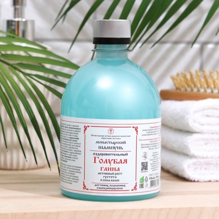 Monastic shampoo "Blue Clay", Salusfant 500 ml