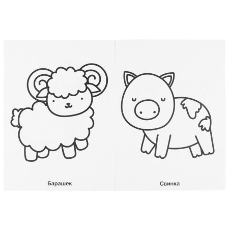Pets. Coloring for kindergarten. 8 p.-4