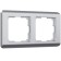 Frame for 2 posts WL12-FRAME-02, silver color