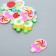 Decor for creativity rubber "Lollipop with a bow" set of 12 pcs MIX 3.2x2.2 cm