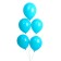 Shar Latex 12 ", pastel, set 25 pcs., Sea blue color
