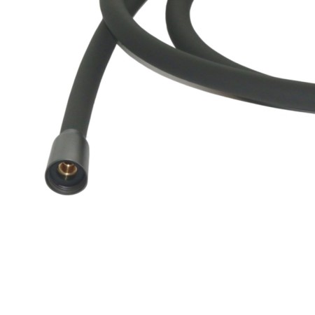 Shower hose IDDIS Optima Home Oph20gli19, silicone, graphite matte color, 2 m-4