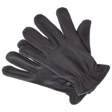 Fleet gloves, gray color, s-m size