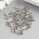Decor for creativity Metal "Umbrella with a bow" silver 2x1.3 cm