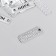 Decor for creativity Metal "inscription - hope" silver 2x0.5 cm