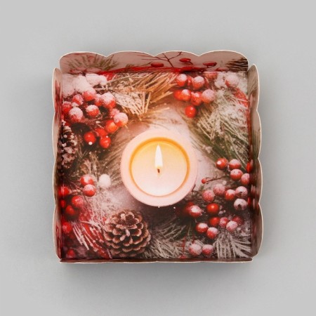 Bearbox, confectionery packaging, "Magic New Year", 9 x 9 x 3 cm, New Year-4