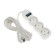 Extension cord Luazon Lighting Eco, 3 sockets, 4.5 m, 10 A, 2200 W, PVS 3x1 mm2, with salary, with off