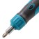 The reverse screwdriver Gross 11611, mechanism Smartpush, S2, 12 pcs
