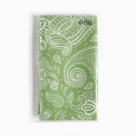Pillowcase Save and I "cucumbers" olive color, 50x70 cm, 100% cotton, calico, 100 g/m2-2