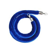 Rope velvet fencing, stroke tip-1.5m, blue
