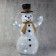 LED figure "Snowman" 60 × 85 × 40 cm, metal, textiles, 220 V, glow of white