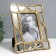 Photo frame Polystone 10x15 cm "Zaporokalier" gold 23.5x18 cm