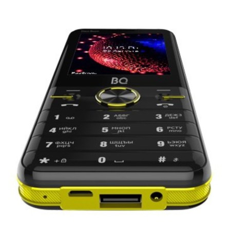 Cell phone BQ M-2842 DISCO Boom Black Yellow-1