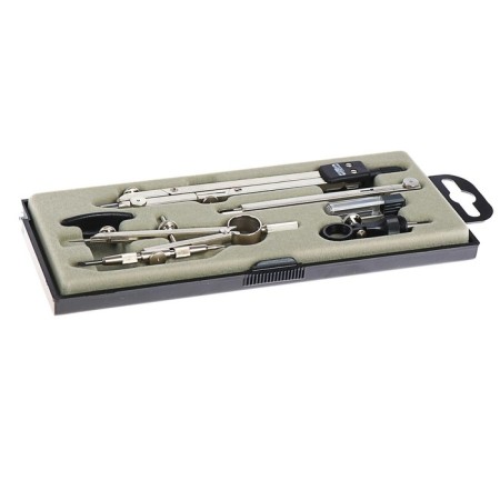 Ready-made KOH-I-NOOR 6902, 6 items, professional, compass 140 mm, in a plastic case-1