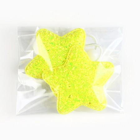 Hair elastic bands "Stars", set 2 pcs-4