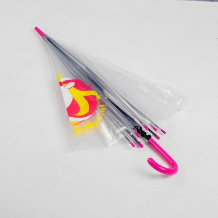 Children's umbrella “I believe in miracles!” Transparent, d = 90cm-4