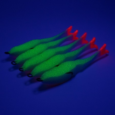 Foamen fish yaman devious minnow on a double, 105 mm, color 16 UV, 5 pcs.-3