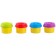 Game set for modeling "Funny Sweets", Masha and the Bear, 4 jars of plasticine
