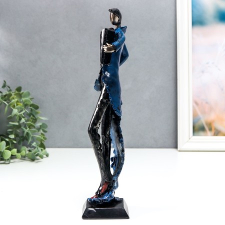 Souvenir Polystone "Retro musicians. Harmonist" 30x6.5x9 cm-1