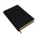 The diary is semi -dated, A5, 192 sheets, ruler, leatherette cover, Golden cut "Crocodile", black